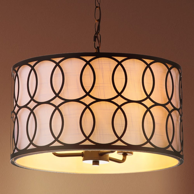 Loop  16" Metal LED Pendant - JONATHAN Y