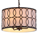 Loop  16" Metal LED Pendant - JONATHAN Y
