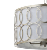 Loop  16" Metal LED Pendant - JONATHAN Y