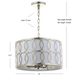 Loop  16" Metal LED Pendant - JONATHAN Y