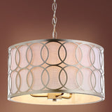 Loop  16" Metal LED Pendant - JONATHAN Y