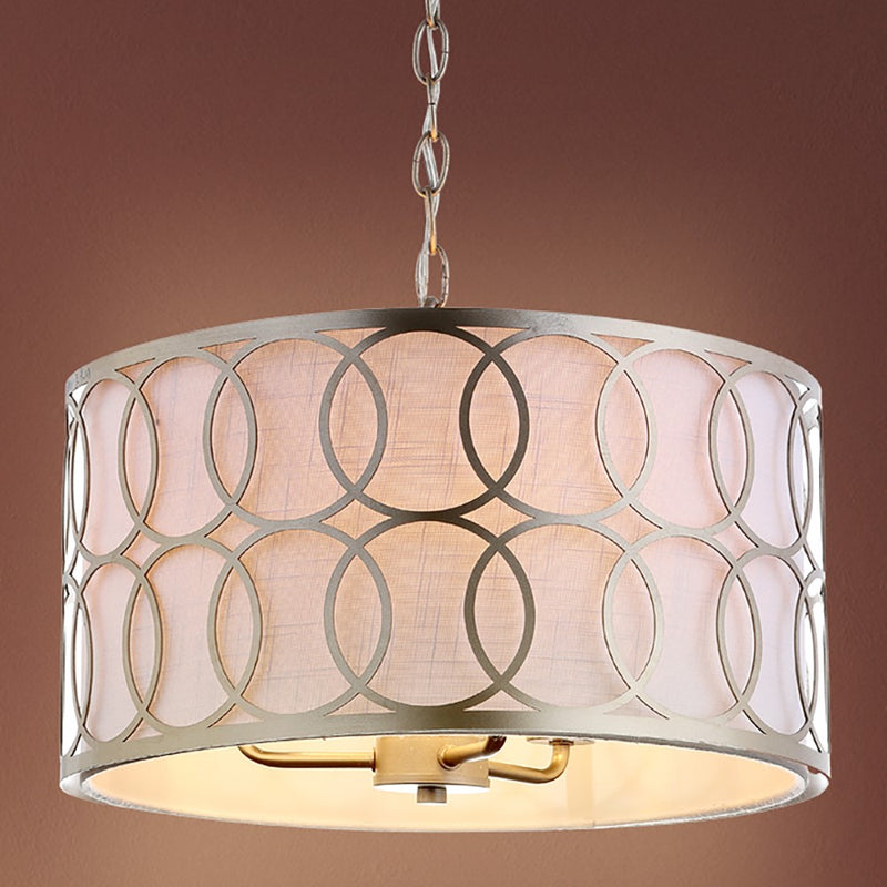 Loop  16" Metal LED Pendant - JONATHAN Y