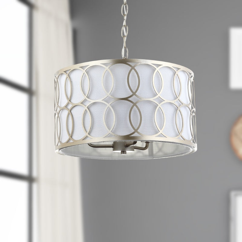 Loop  16" Metal LED Pendant - JONATHAN Y