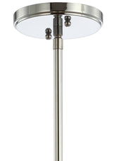 Kurtz School House Adjustable Drop Metal/Glass LED Pendant - JONATHAN Y