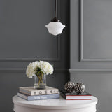 Kurtz School House Adjustable Drop Metal/Glass LED Pendant