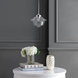 Kurtz School House Adjustable Drop Metal/Glass LED Pendant