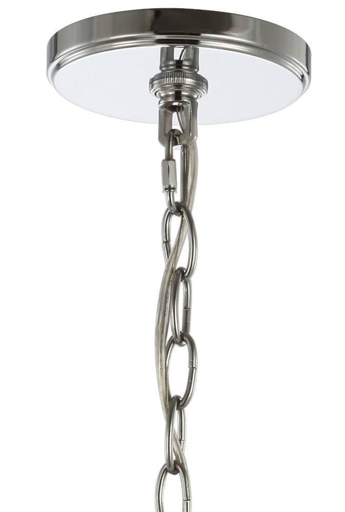 Ira 6.25" Adjustable Drop Metal LED Pendant - JONATHAN Y