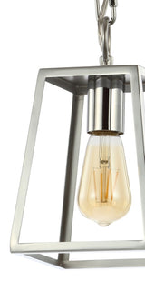 Ira 6.25" Adjustable Drop Metal LED Pendant - JONATHAN Y