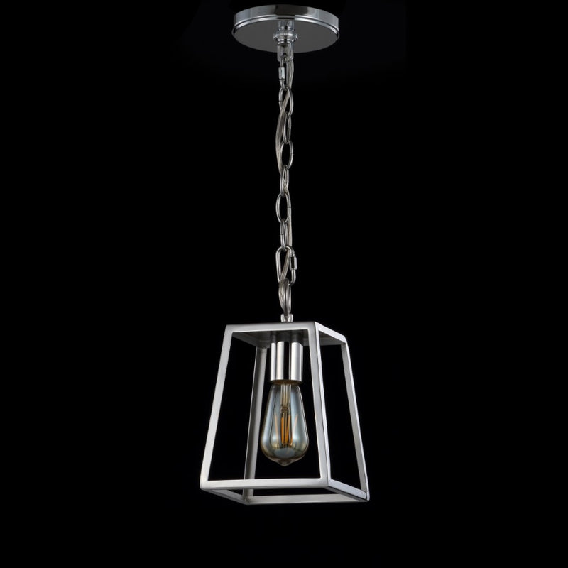 Ira 6.25" Adjustable Drop Metal LED Pendant - JONATHAN Y