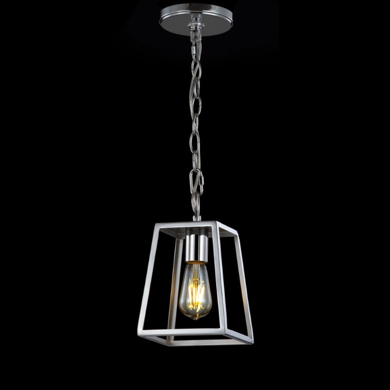 Ira 6.25" Adjustable Drop Metal LED Pendant - JONATHAN Y