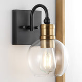 Marais Iron/Glass Rustic Vintage LED Vanity Light - JONATHAN Y