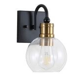 Marais Iron/Glass Rustic Vintage LED Vanity Light - JONATHAN Y