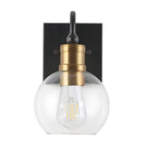 Marais Iron/Glass Rustic Vintage LED Vanity Light - JONATHAN Y