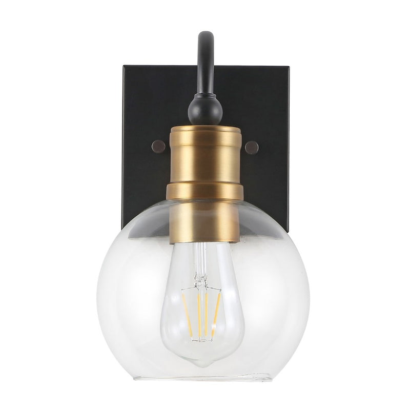 Marais Iron/Glass Rustic Vintage LED Vanity Light - JONATHAN Y