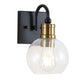 Black/Brass Gold