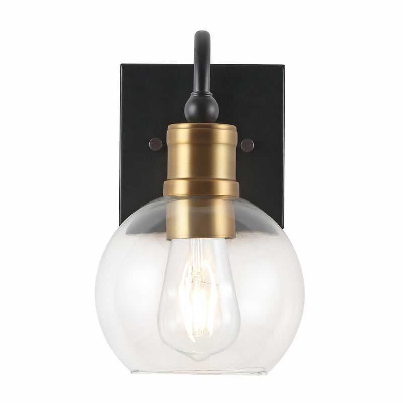 Marais Iron/Glass Rustic Vintage LED Vanity Light - JONATHAN Y