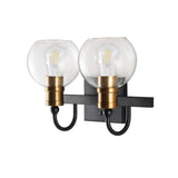 Marais Iron/Glass Rustic Vintage LED Vanity Light - JONATHAN Y