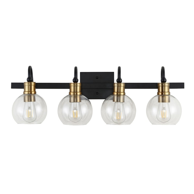 Marais Iron/Glass Rustic Vintage LED Vanity Light
