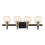Marais Iron/Glass Rustic Vintage LED Vanity Light