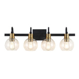 Marais Iron/Glass Rustic Vintage LED Vanity Light