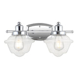 Orleans Iron/Glass schoolhouse LED Vanity Light - JONATHAN Y