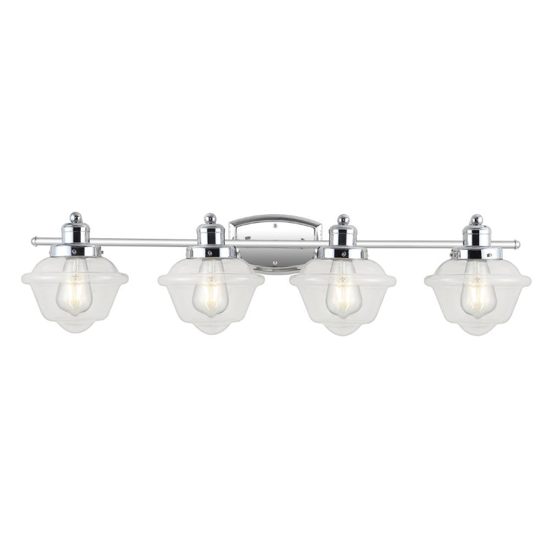 Orleans Iron/Glass schoolhouse LED Vanity Light