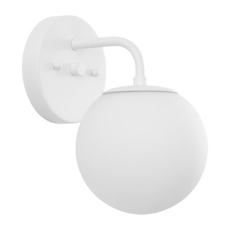 Louis Parisian Globe Metal/Frosted Glass Modern Contemporary LED Vanity
