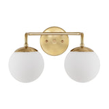 Louis Parisian Globe Metal/Frosted Glass Modern Contemporary LED Vanity