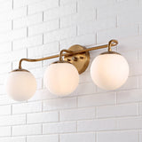 Louis Parisian Globe Metal/Frosted Glass Modern Contemporary LED Vanity
