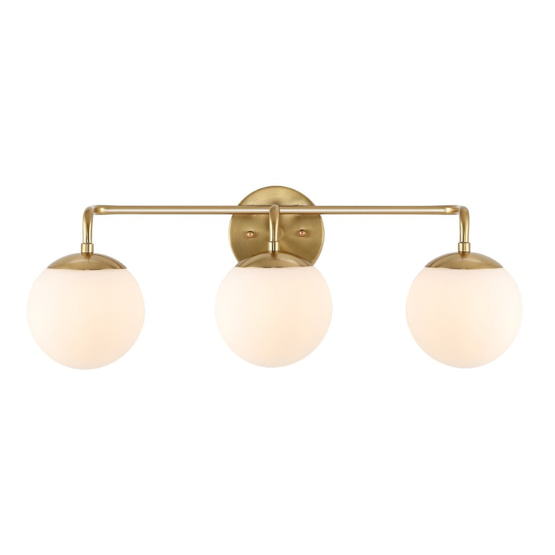Louis Parisian Globe Metal/Frosted Glass Modern Contemporary LED Vanity