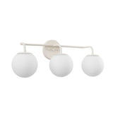 Louis Parisian Globe Metal/Frosted Glass Modern Contemporary LED Vanity