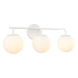 Louis Parisian Globe Metal/Frosted Glass Modern Contemporary LED Vanity