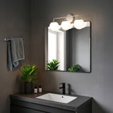 Louis Parisian Globe Metal/Frosted Glass Modern Contemporary LED Vanity