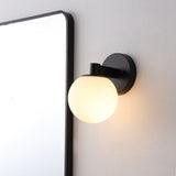 Modernist Globe Metal/Frosted Glass Modern Contemporary LED Vanity