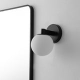 Modernist Globe Metal/Frosted Glass Modern Contemporary LED Vanity
