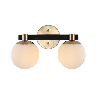 Modernist Globe Metal/Frosted Glass Modern Contemporary LED Vanity