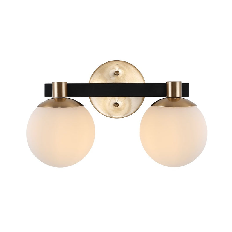 Modernist Globe Metal/Frosted Glass Modern Contemporary LED Vanity