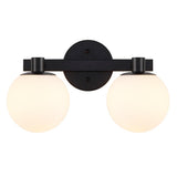 Modernist Globe Metal/Frosted Glass Modern Contemporary LED Vanity