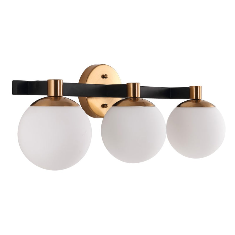 Modernist Globe Metal/Frosted Glass Modern Contemporary LED Vanity