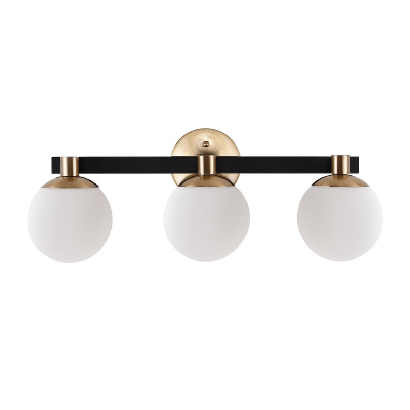 Modernist Globe Metal/Frosted Glass Modern Contemporary LED Vanity
