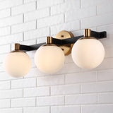 Modernist Globe Metal/Frosted Glass Modern Contemporary LED Vanity