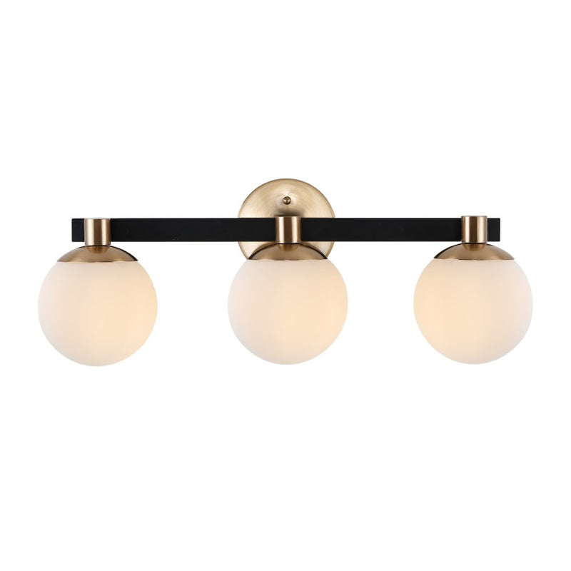 Modernist Globe Metal/Frosted Glass Modern Contemporary LED Vanity