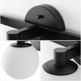 Modernist Globe Metal/Frosted Glass Modern Contemporary LED Vanity