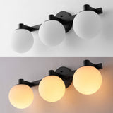 Modernist Globe Metal/Frosted Glass Modern Contemporary LED Vanity