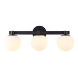 Modernist Globe Metal/Frosted Glass Modern Contemporary LED Vanity