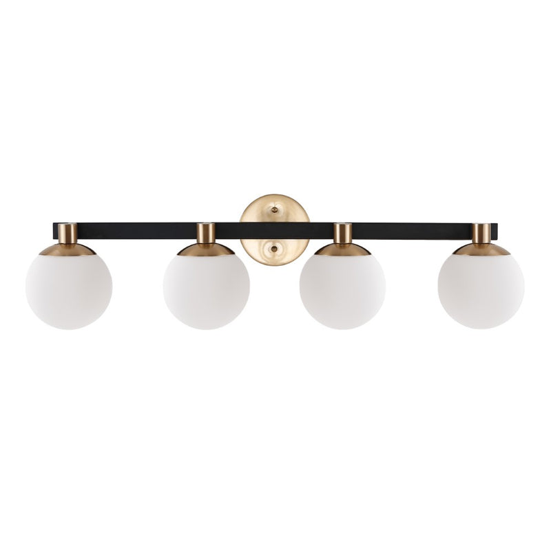 Modernist Globe Metal/Frosted Glass Modern Contemporary LED Vanity