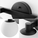 Modernist Globe Metal/Frosted Glass Modern Contemporary LED Vanity