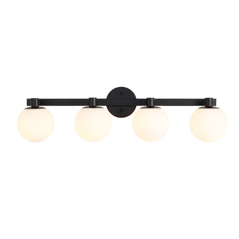 Modernist Globe Metal/Frosted Glass Modern Contemporary LED Vanity