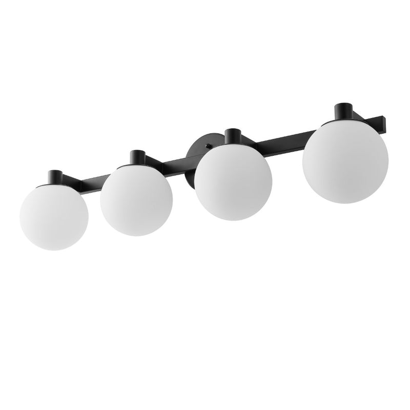 Modernist Globe Metal/Frosted Glass Modern Contemporary LED Vanity