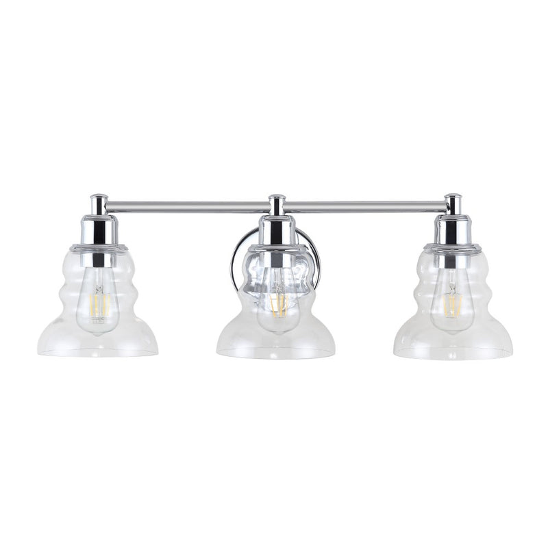 Manhattan Vintage Metal/Glass Industrial Rustic LED Vanity